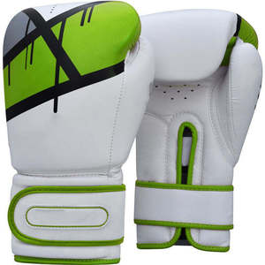 Fabricant professionnel OEM, gants de boxe en cuir antidérapants à lacets, design unisexe, gants d'entraînement imprimés - Product Image 6