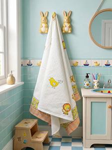 Serviettes de bain pour enfants de qualité supérieure, en coton doux, absorbantes et respectueuses de la peau, pour le bain des bébés, disponibles au prix de gros. - Product Image 6