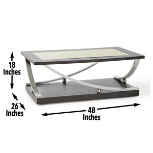 Tavoli occasionali contemporanei in stile audace espressione forme morbide e fluenti piani in vetro Merlot ciliegio mobili da soggiorno - Product Image 4