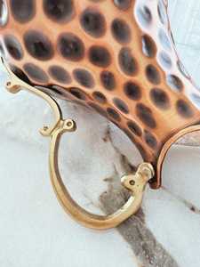 Pichet à eau en cuivre vintage de luxe Orion Handicraft, artisanal, avec poignée à finition martelée, écologique, pour usage décoratif - Product Image 4