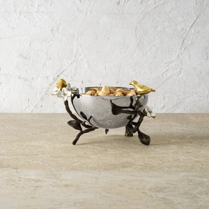 Bol à fruits en aluminium, centre de table moderne, luxe décoratif, or, écologique, durable, 2026 Saleem International - Product Image 5