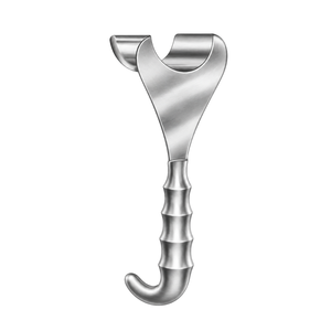 Retractor Quirúrgico Manual Universal Reutilizable de Acero Inoxidable DeLee para Procedimientos Obstétricos, Cesárea y Uso Clínico - Product Image 3