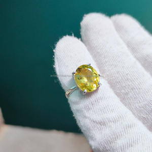 แหวนเงินสเตอริง925แหวนประจำวันสวยงามของขวัญหมั้นเครื่องประดับแหวนพลอยของขวัญสำหรับเธอ - Product Image 1