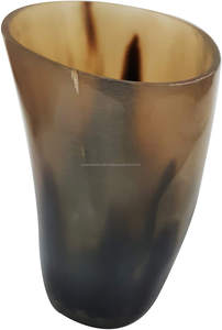 Personnalisé exquis Vintage ours boire Koi tasse fabriqués à la main en corne naturelle courte Antique sculpté Animal Style parfait affaires - Product Image 3