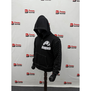 Sweat-shirts et hoodies tendance à coutures contrastées, style Y2K, coupe oversize courte, pour l'automne/hiver, confortables et décontractés - Product Image 4