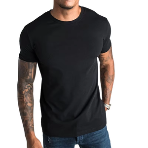 Camiseta Unisex de Manga Corta 100% Algodón, Tallas Grandes, con Logotipo Personalizado Impreso, Cuello Redondo, Blanca o Negra, Venta al Por Mayor - Product Image 1