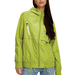 <b>Lightweight</b> Women Hooded Windbreaker <b>Jacket</b> Custom Zip Up Outdoor Rain Coat OEM ODM Hiking Soft hell <b>jacket</b> for men - Product Image 6