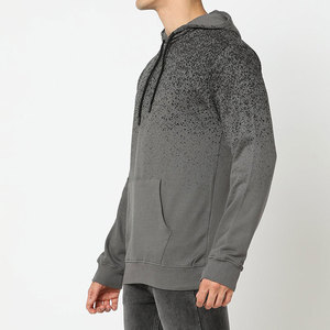Sudadera con capucha de forro polar para hombre, personalizada, con lavado vintage, gráfico, tipo jersey, de peso pesado, oversize, estilo streetwear, con efecto tie-dye y degradado moteado - Product Image 3