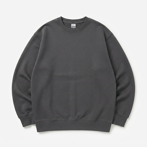 เสื้อสเวตเชิ้ตผู้ชาย ผ้าฝ้าย 100% หนานุ่ม ทรงหลวม โอเวอร์ไซส์ คอกลม สวมหัว พิมพ์โลโก้ได้ สไตล์ลำลอง สตรีทแวร์ - Product Image 2