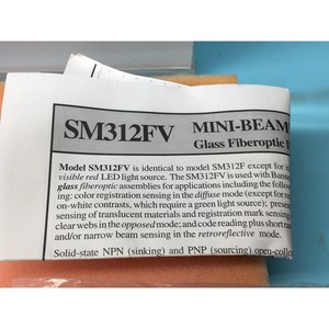เซ็นเซอร์ไฟเบอร์ออปติก BANNER MINI BEAM SM312FV 10-30 - อุปกรณ์และอะไหล่เซมิคอนดักเตอร์ระดับโลกที่เชื่อถือได้ - Product Image 4