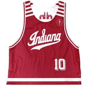 OEM diseño personalizado sublimado Reversible Lacrosse Pinnies 100% poliéster transpirable adulto/jóvenes camisetas personalizadas Lacrosse uniformes - Product Image 3