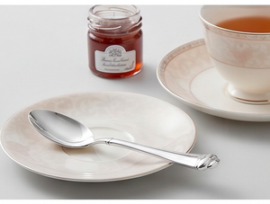 Ensemble de couverts classiques en métal, 5 pièces, finition polie miroir, passe au lave-vaisselle, pour les occasions de mariage et l'usage domestique - Product Image 4