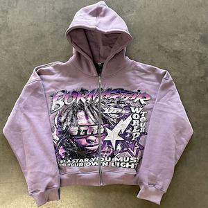 Snail Embroidery Hoodies Premium Fashion Custom Design Wholesale 100% Cotton Autumn Unisex Knitted - Product Image 3