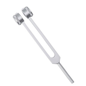 Diapasones de aluminio con peso para sanación por sonido OM 136.1 HZ con palo de madera ecológico y bolsa de tela negra - Product Image 1