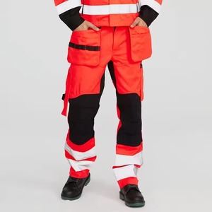 Nuevos Pantalones de Trabajo de Seguridad Originales, Resistentes al Fuego, para Soldadura, Tipo Peto, Casuales, para Hombre, de Algodón/Poliéster, Precio al por Mayor - Product Image 2