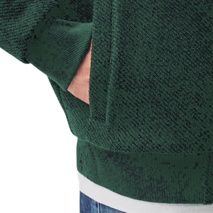 Textured Borg Lined Zip Up Hoodie <b>Mens</b> <b>Sherpa</b> <b>Fleece</b> Hooded Jacket Warm Winter Casual Wear Full Zip Textured Outerwear - Product Image 5
