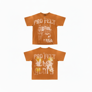 T-shirt Homme Lourd 100% Coton Manches Courtes Ample Hip Hop Respirant Délavé à l'Acide avec Logo Personnalisé Vente en Gros Haute Qualité - Product Image 2