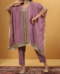 Beautiful New Dubai <b>Kaftan</b> Traditional Islamic Women's Saudi Arabian Abaya Spring Autumn Polyester Breathable Midi Length Muslim - Product Image 1