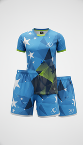 Conjunto de Camiseta y Pantalones Cortos de Voleibol con Diseño de Pinceladas de Mandarina, Personalizado al por Mayor, de Alta Calidad, OEM, Antiencogimiento, Uniforme de Equipo, Sublimación - Product Image 4