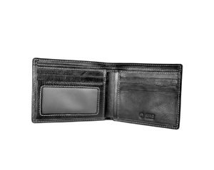 [Prix de détail] [En stock] Portefeuille homme vintage en cuir tanné végétal Castello fait main de haute qualité avec protection RFID, court et ouvert - Product Image 4