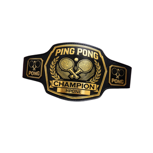 Ceinture de champion de ping-pong, ceinture de titre sportif personnalisée de haute qualité, personnalisée avec l'icône du tennis, édition de collection - Product Image 6