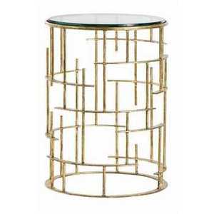 Luxury <b>Copper</b> Scalloped Side <b>Table</b> Round Petal Design Pedestal End <b>Table</b> Modern Flower Shape Metal Accent <b>Table</b> for Home Decor - Product Image 3