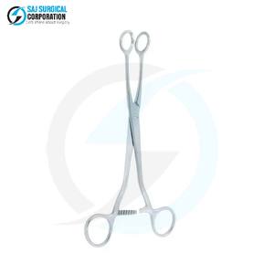 Pince ovale Doyen manuelle en acier inoxydable, certifiée CE, pour interventions chirurgicales gynécologiques et abdominales - Product Image 3