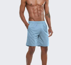 Pantalones Cortos Deportivos para Hombre, 100% Algodón, con Logotipo Personalizado, para Gimnasio y Entrenamiento, Tejido French Terry Grueso, con Bolsillos - Product Image 5