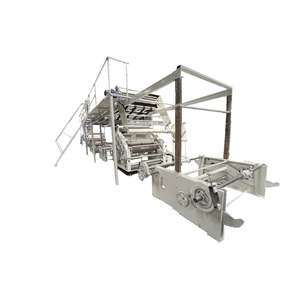 Roll-To-Roll BAGMAC Semi-Automatic Flexo Printing Machine Android Control 4-Color Paper Nonwoven Bags <b>Printer</b> 1200mm Printing - Product Image 3