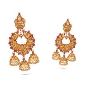 Pendientes de diseñador para mujer, elegantes joyas de oro con artesanía compleja para bodas, fiestas y uso diario - Product Image 1