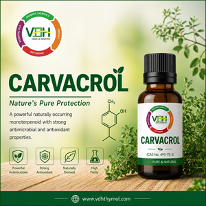 Carvacrol 99% Puro, Aroma Natural, Grado Industrial, Grado Alimenticio, Marca VDH, Aplicaciones Cosméticas, de la India - Product Image 1