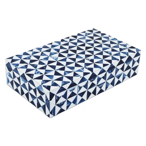 Offre spéciale Boîte de rangement pour bijoux en incrustation d'os écologique Produit en bois fait à la main Logo personnalisé Conçu bijoux en incrustation d'os Indien - Product Image 4