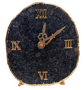 Reloj de Pared de Resina de Ágata Hecho a Mano de Lujo, Moderno, Impermeable, de Gran Tamaño, con Luz Nocturna, Decoración para el Hogar, Pascua, Boda, Jubilación, Ramadán - Product Image 1