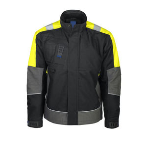 High Visibility Winter Workwear Reflective Safety Jacket ANSI Class <b>3</b> Pockets Waterproof Design Polyester for Men Outdoor Use - Product Image 4