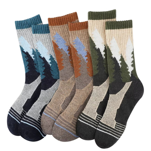 Custom Thermal Wool Anti-Bacterial Digital Printing <b>Socks</b> for Men <b>Women</b> <b>Warm</b> Breathable Crew Private Label Factory Wholesale - Product Image 5