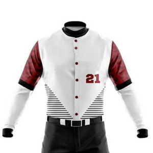 Maillot de baseball blanc pour homme avec manches rouges et pantalon noir, manches longues, tissu respirant, vêtements de sport toutes saisons, coupe classique - Product Image 4