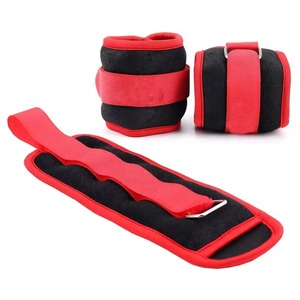 Sangles de cheville personnalisées pour la gym, 1 pièce, rembourrées avec anneau en D, en coton, latex, caoutchouc, polyester, pour poids de jambe, exercices sportifs - Product Image 2