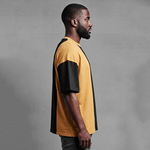 เสื้อยืดฮิปฮอปผู้ชาย OEM ผ้าฝ้าย 100% น้ำหนัก 180 กรัม เป็นมิตรกับสิ่งแวดล้อม แห้งเร็ว พิมพ์ลายดิจิตอล 2 สี ปักโลโก้ตามสั่ง คอกลม - Product Image 2