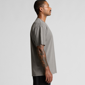 Camiseta de Algodón Premium para Hombre, Cuello Redondo, Manga Corta, Corte Holgado, Tejido Grueso, Prenda Lisa, Ropa al por Mayor - Product Image 2