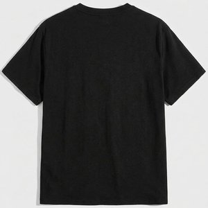 T-shirts personnalisés en gros pour hommes, 100 % coton et polyester, haute qualité, respirants, article très vendu pour l'été - Product Image 2