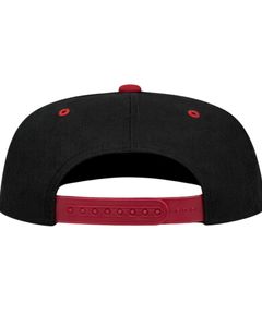 Customized Black Red <b>Flat</b> Brim Snapback <b>Cap</b> For Men Women Adjustable Cotton Baseball <b>Hat</b> Casual Streetwear Premium Quality - Product Image 2