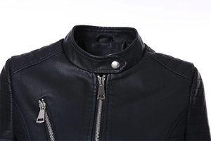 Vestes en cuir matelassées pour femmes, 100% cuir véritable, avec doublure en coton, fabriquées au Pakistan, fabrication professionnelle, vente - Product Image 5