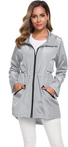 Wholesale Designer <b>Men</b> <b>Long</b> Winter Outdoor Windbreaker <b>Jacket</b> Stand Collar Vintage Style Lightweight Windproof Waterproof Hooded - Product Image 4