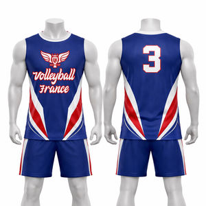 Conjunto de Uniforme de Voleibol Estilo Canadiense Personalizado, Jersey sin Mangas con Estampado por Sublimación y Pantalones Cortos de Secado Rápido, Ropa Deportiva para Equipos - Product Image 2