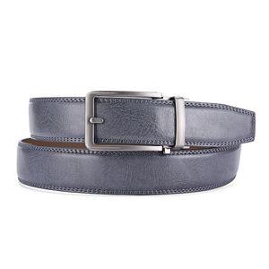 Ceinture Réversible en Cuir Véritable Grain Craquelé avec Boucle Ardillon Métallique – Meilleures Ventes, Durable, Formelle et Décontractée pour Hommes - Product Image 5