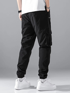 กางเกงคาร์โก้ผู้ชายสไตล์โดดเด่น กางเกงคาร์โก้ผู้ชายสั่งทำพิเศษ กางเกงคาร์โก้ปักโลโก้ของคุณเอง กางเกงคาร์โก้ผู้ชายดีไซน์ใหม่ - Product Image 4