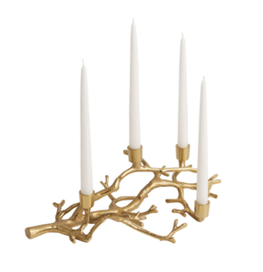 Gold Finished Aluminum Candle <b>Holder</b> Customized Decorative Home & Wedding Custom Lighting Other Candle <b>Holders</b> - Product Image 1