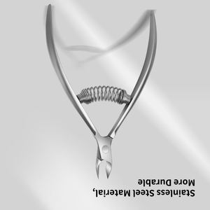 Cortauñas de Acero Inoxidable para Bebés y Niños, Apertura de Mandíbula de 12.5mm, Punta Recta y Afilada, Doble Resorte Duradero de Lujo para Uñas Gruesas - Product Image 3