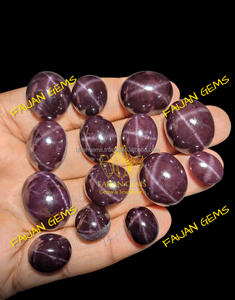พลอยกุหลาบแดง FAIJAN GEMS คุณภาพสูง รูปทรงหลากหลาย คุณภาพธรรมชาติระดับ A+ พลอยหลวม รับรองโดยบุคคลที่สาม แบบคาโบชอง ปรับแต่งได้ - Product Image 3