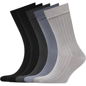 Calcetines de última moda, calcetines de tripulación, verde oliva, a rayas, de algodón tejido, transpirables, informales, para adultos, otoño, grosor estándar, venta al por mayor - Product Image 2